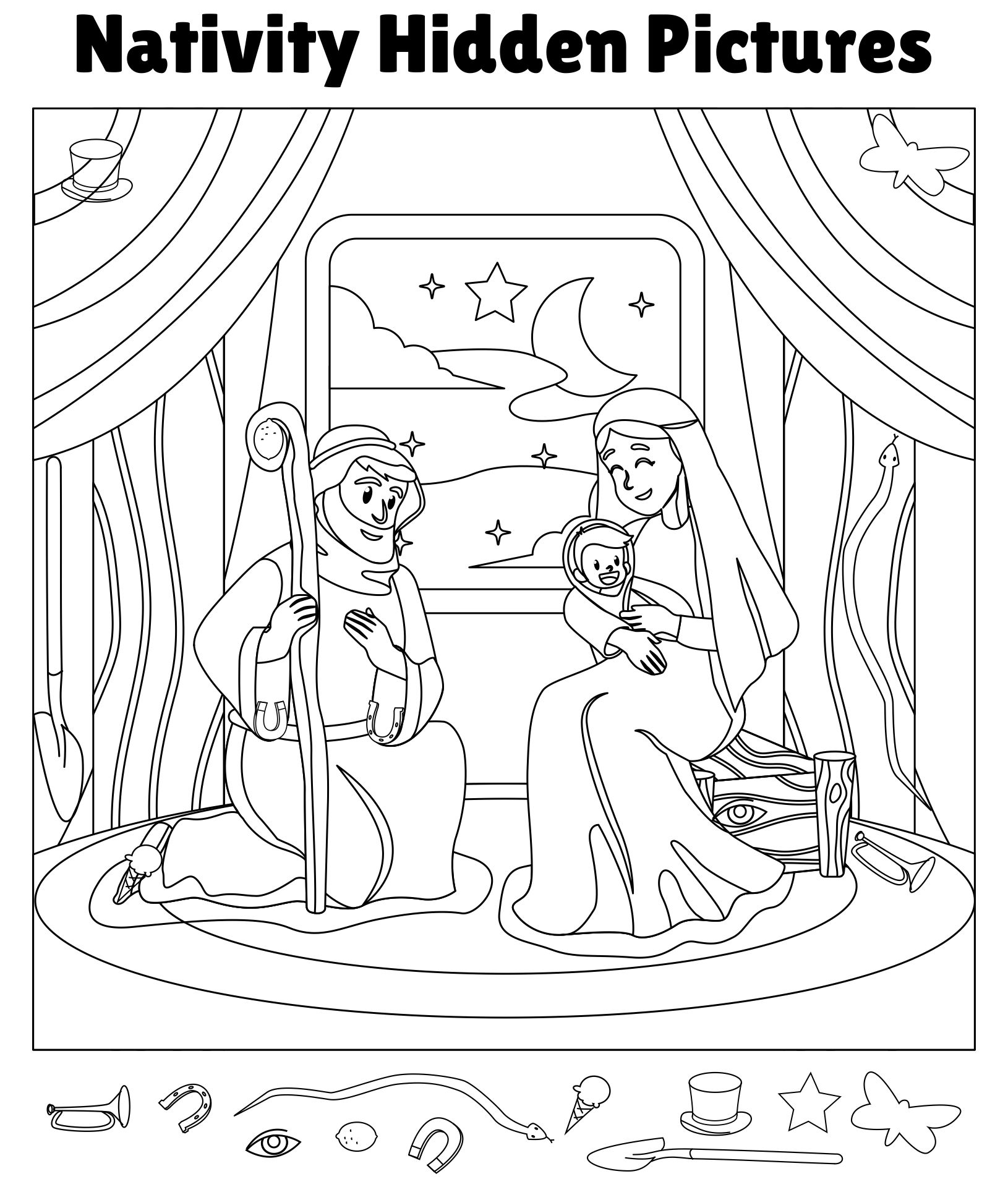Bible Hidden Object 10 Free PDF Printables Printablee