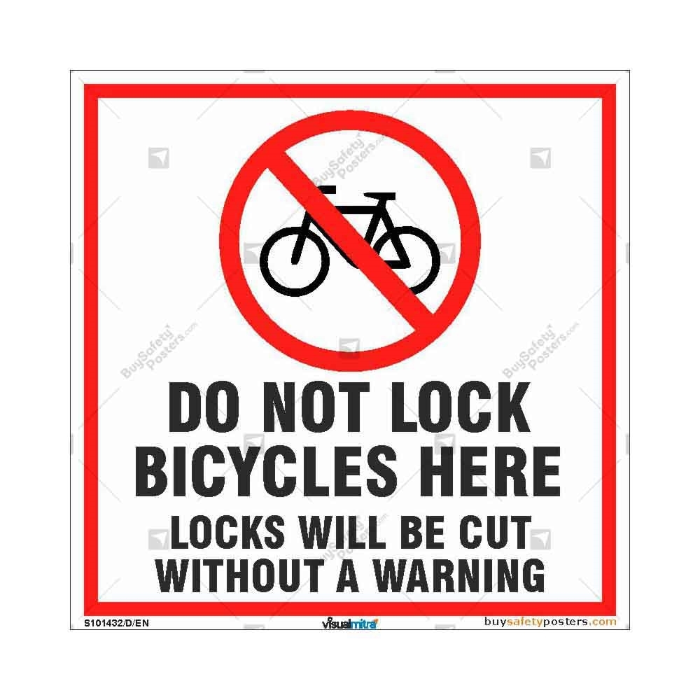 Bicycle Parking Prohibition Sign Buysigns in