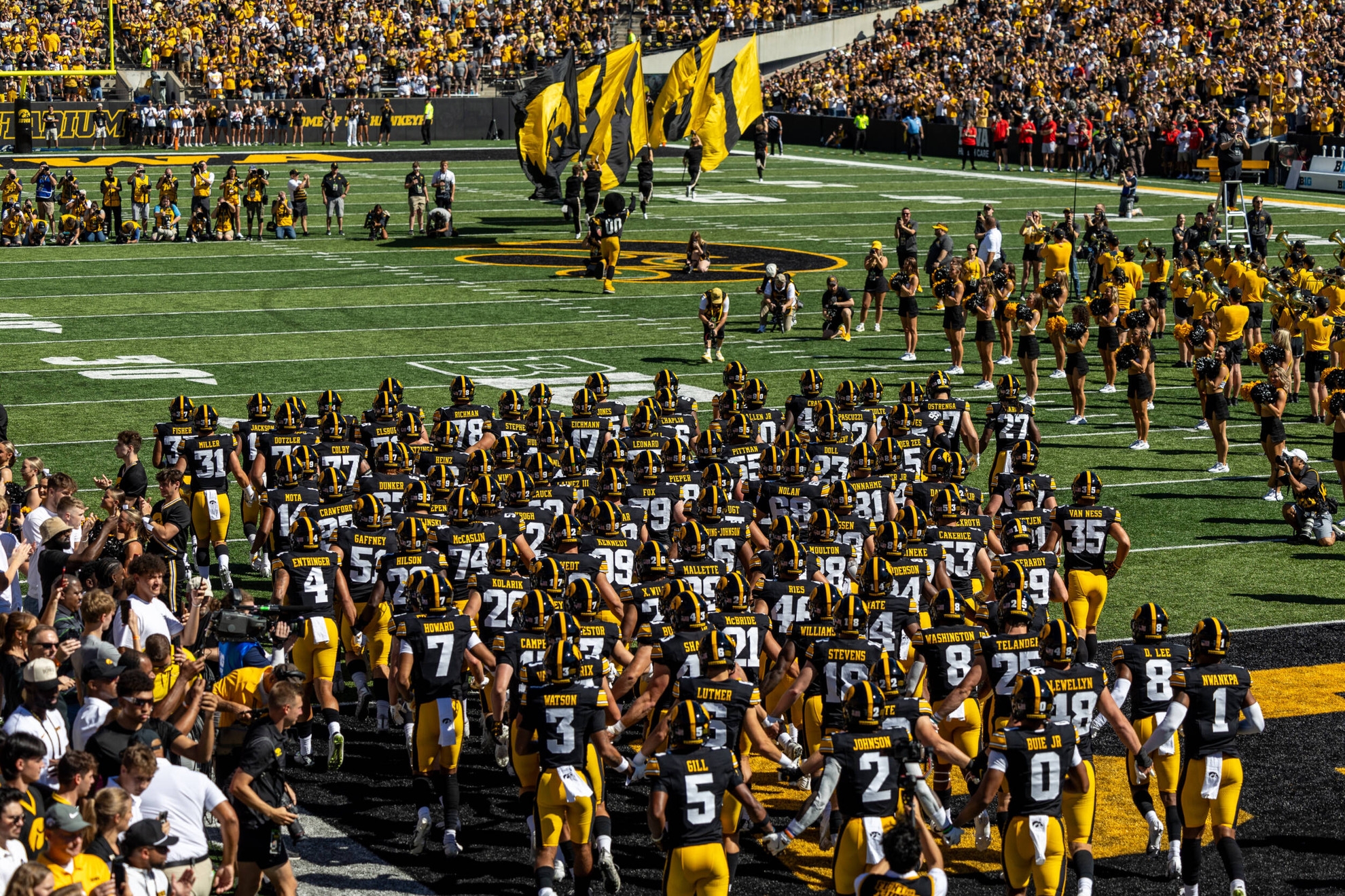 Iowa Hawkeyes Printable Football Schedule 2025