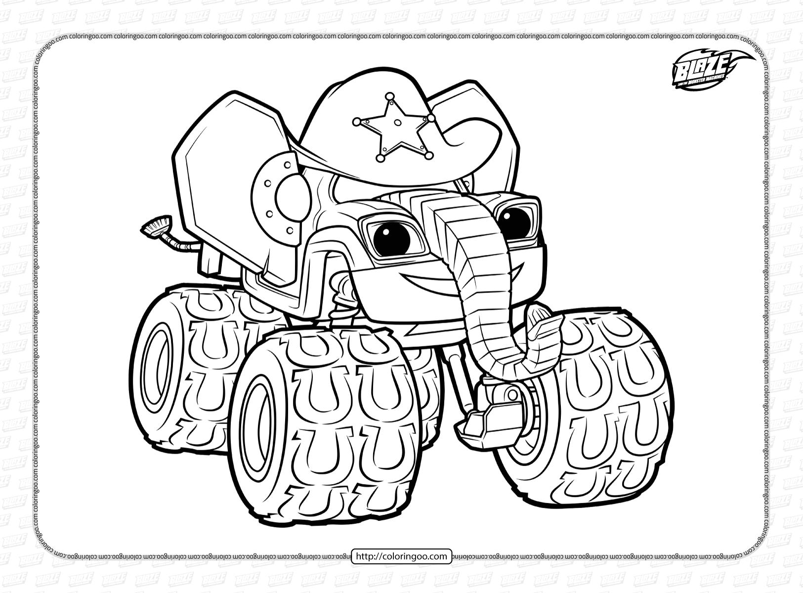 Blaze And The Monster Machines Printables