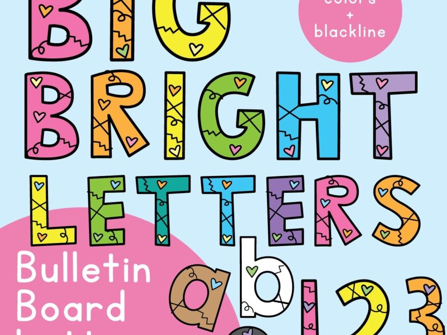 Bulletin Board Letters For The Classroom Just Print And Display From The Pond