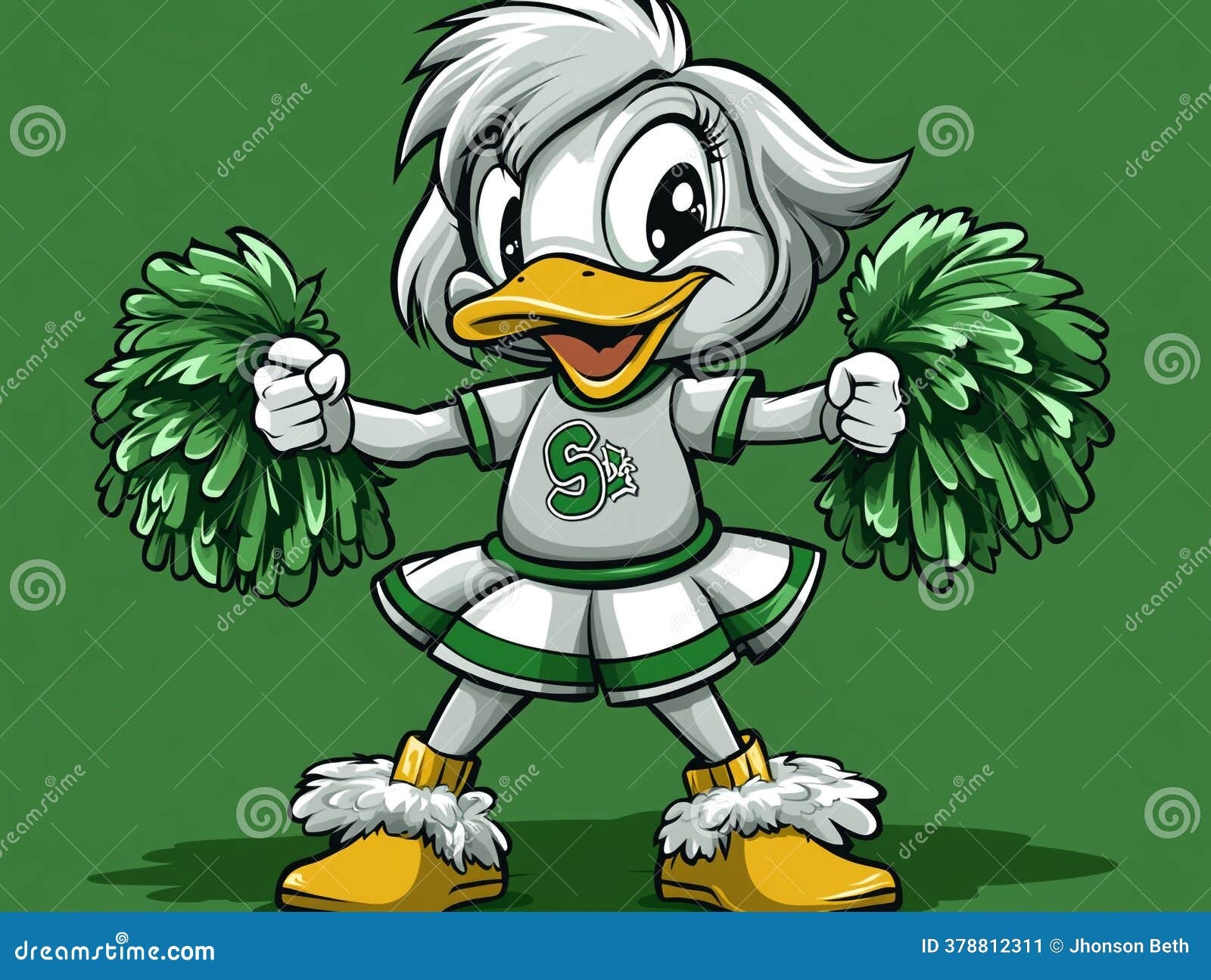 Cheerleader Green Stock Illustrations 172 Cheerleader Green Stock Illustrations Vectors Clipart Dreamstime