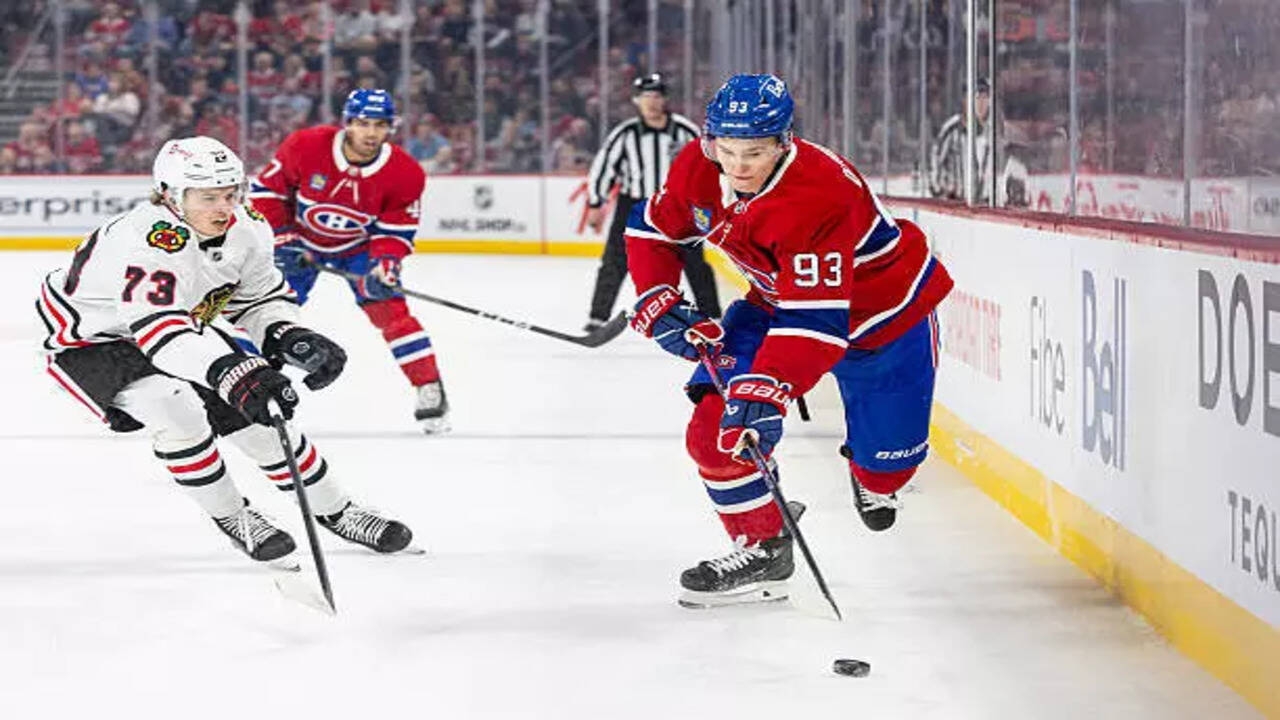 Chicago Blackhawks Defeat Montreal Canadiens 4 3 As Rookie Ivan Demidov Makes Memorable Debut NHL News The Times Of India