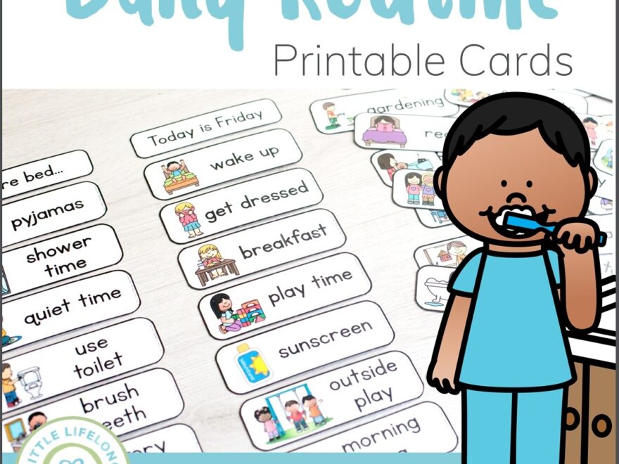 Daily Routine Cards Little Lifelong Learners