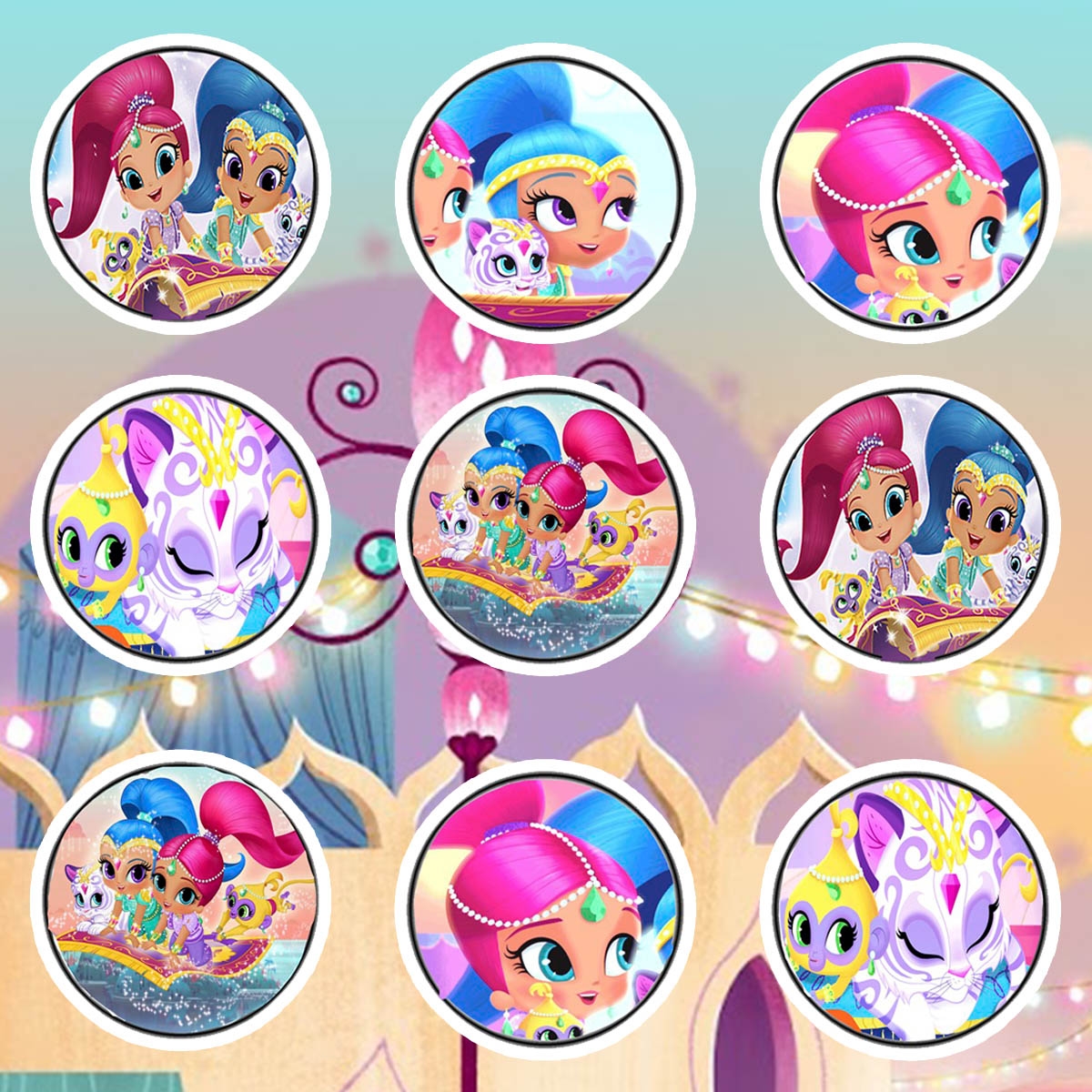 Daisy Celebrates Shimmer And Shine Birthday Party Printable Files