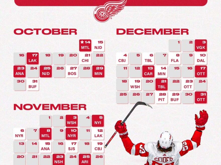 Detroit Red Wings On X Our Full 2022 23 Regular Season Schedule Https t co libCikXFl7 Https t co C3c7hZn1Ac Https t co 1ctQmEumeU X