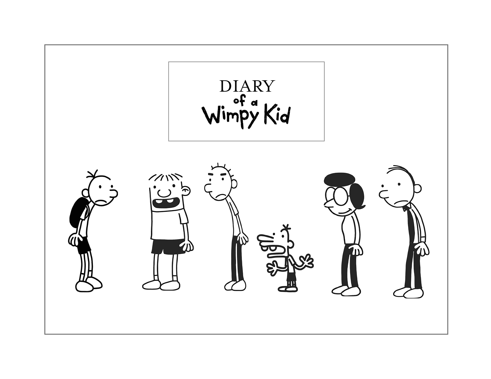 Diary Of A Wimpy Kid Coloring Pages Printable Coloring Pages FREE