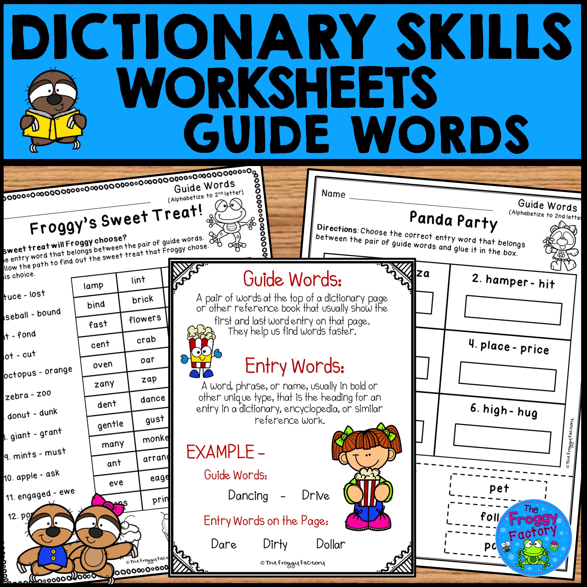 Dictionary Skills Worksheets Guide Words Made By Teachers