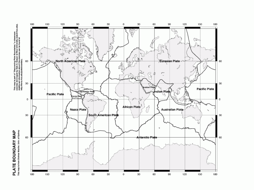 Discovering Plate Boundaries Home