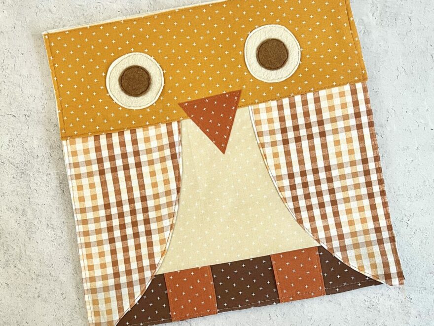 DIY Fall Owl Pillow Crafting Cheerfully