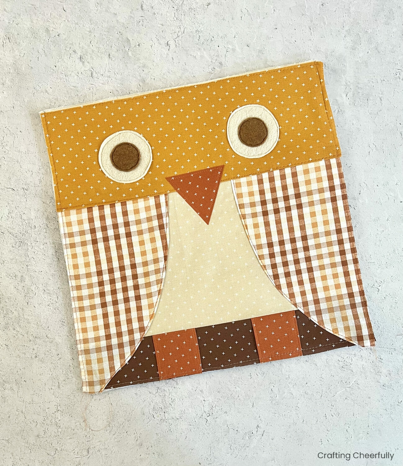DIY Fall Owl Pillow Crafting Cheerfully