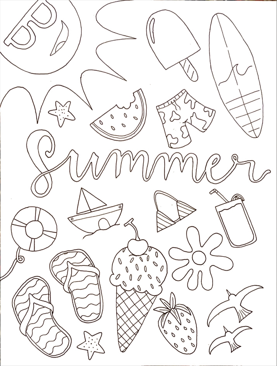 Doodles Coloring Pages