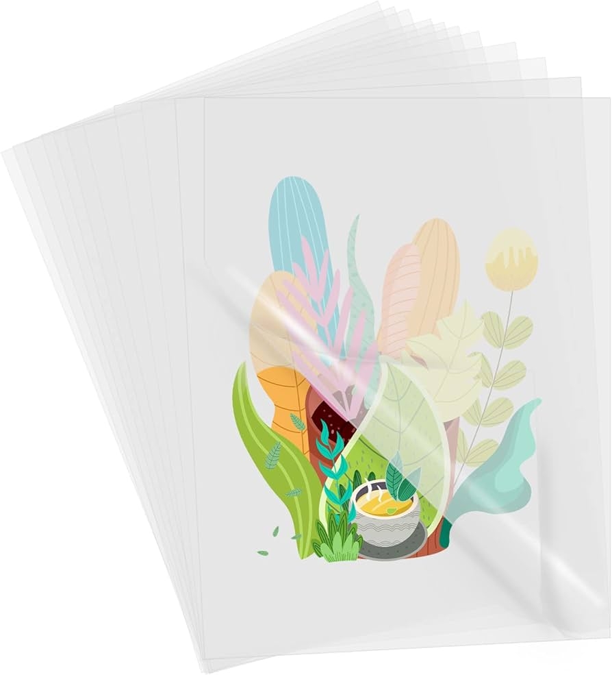 DTF Transfer Film 50 Sheets Printable Heat Transfer Vinyl A4 8 5 X 11 Inch Transfer Paper Pre Treated Transparent Ironing Paper For Sublimation T Shirts Textiles DIY Amazon de Home Kitchen