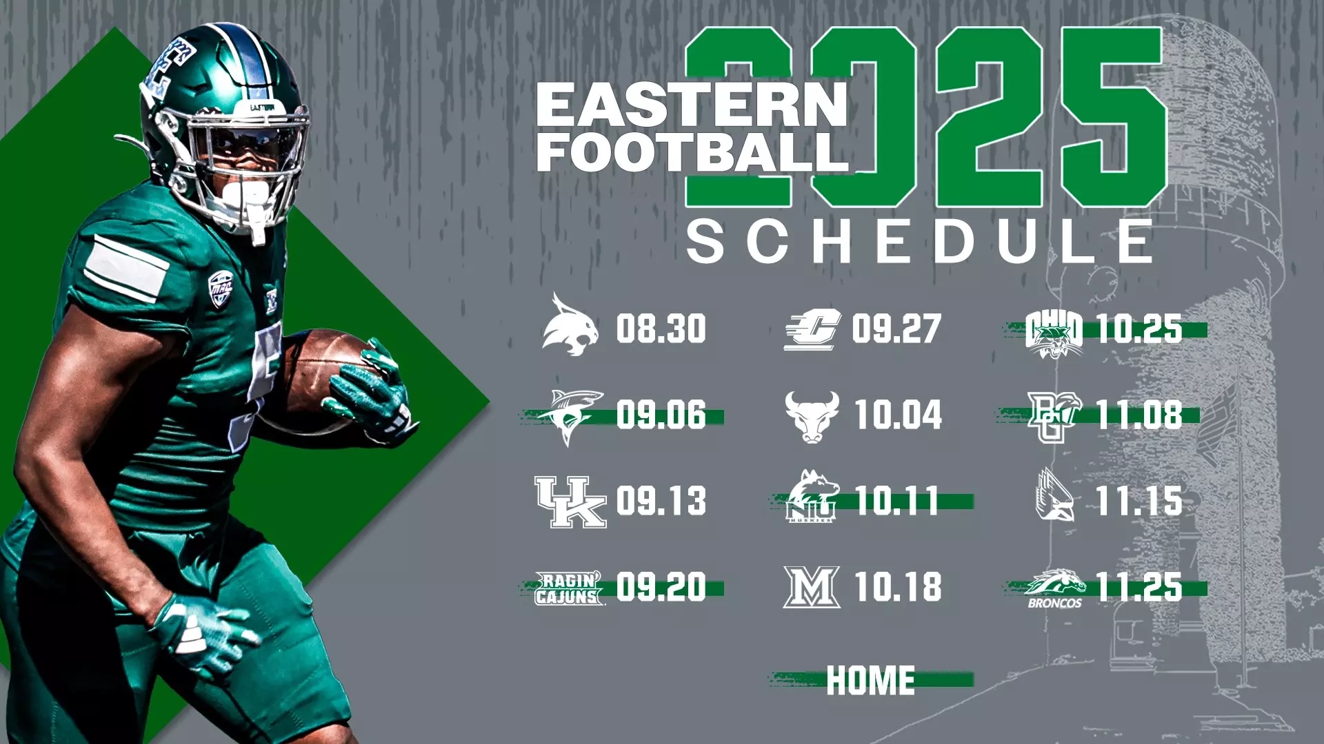 Eastern Announces 2025 Football Schedule Eastern Michigan University Athletics