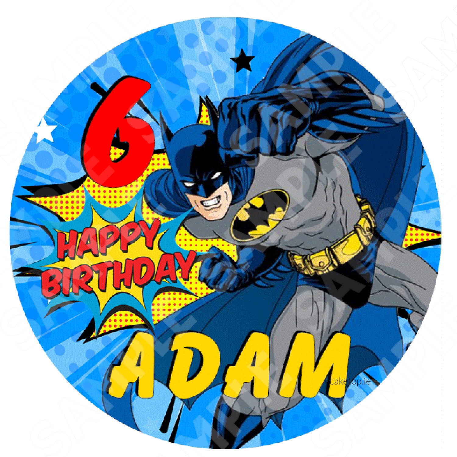 A Printable Cake Batman Logo