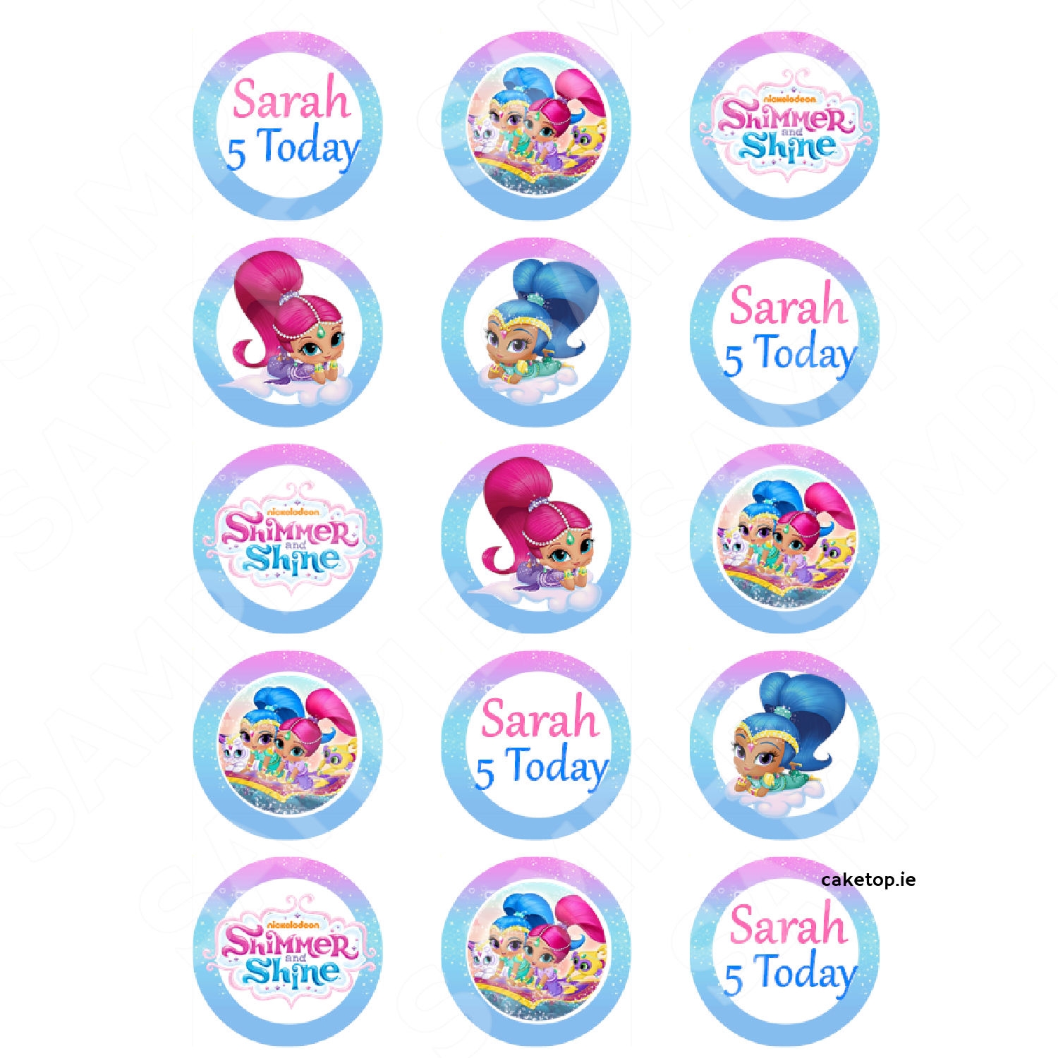 Edible Cake Toppers Ireland High Quality Easy Peel Toppers Fast Free Delivery Caketop ie