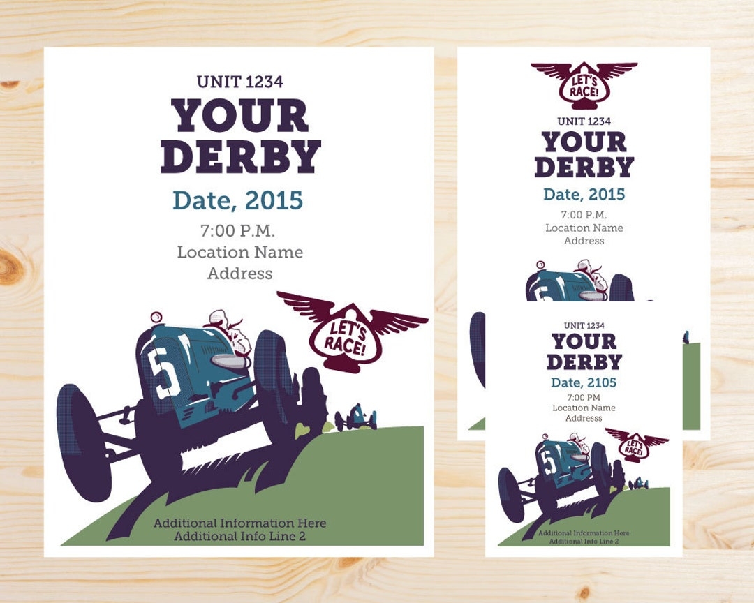 Pinewood Derby Printable Invitations Free