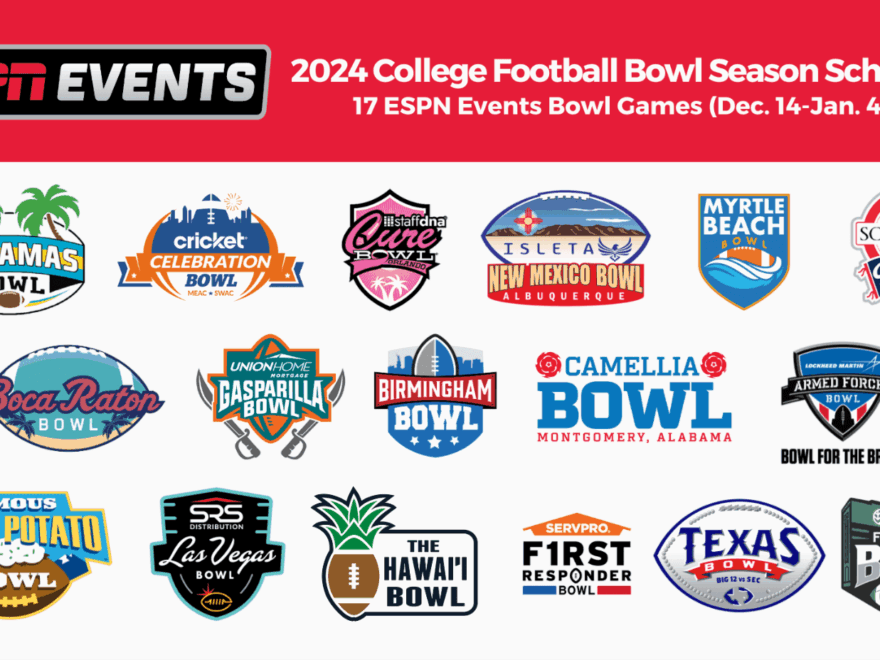 ESPN Events Announces 17 Game College Football Bowl Schedule For 2024 25 Season ESPN Events