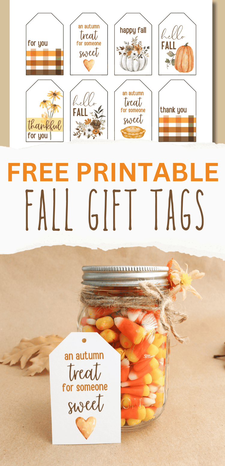 Fall Gift Treat Tags Free Printable For Autumn Aubree Originals