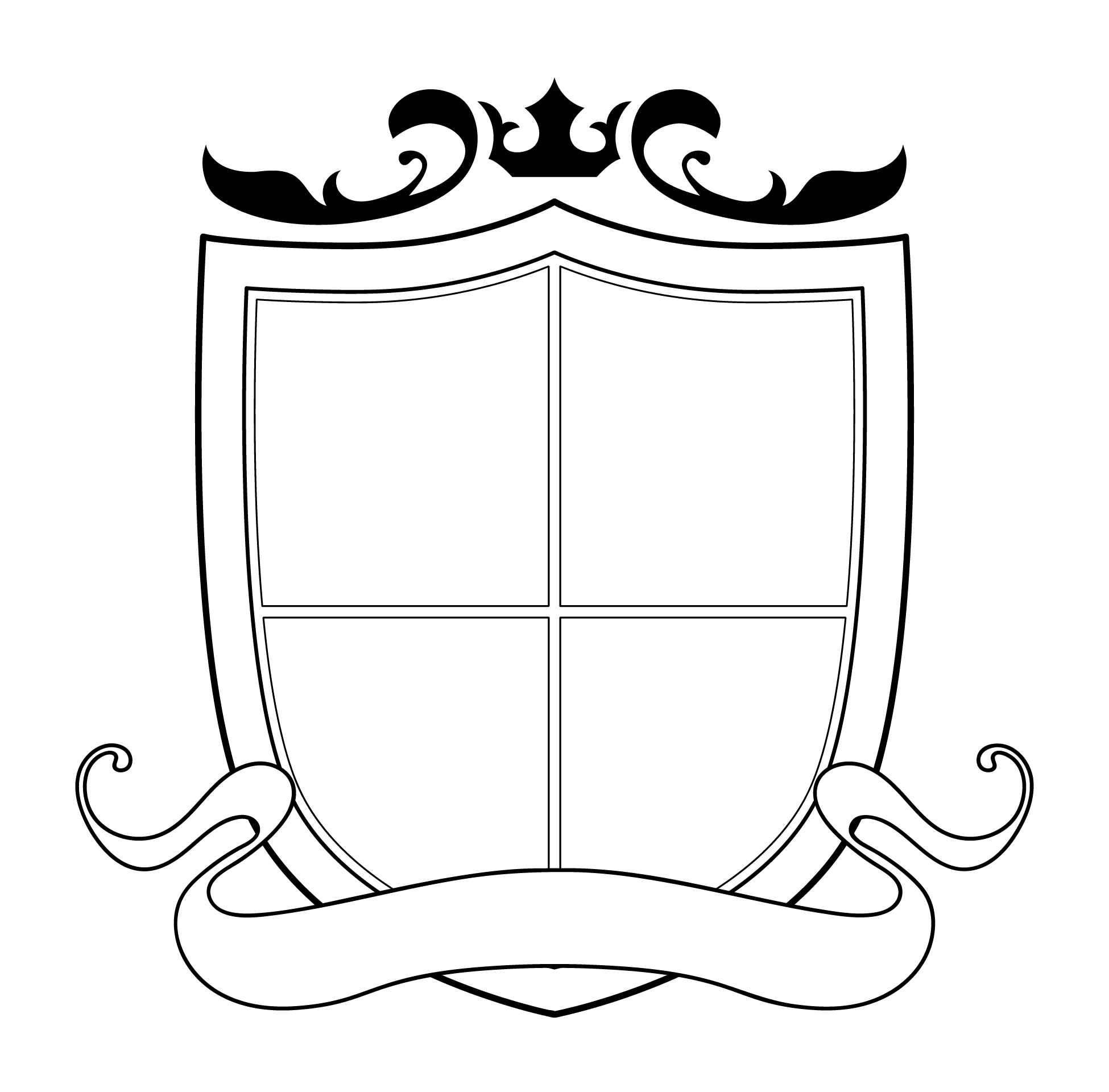 Family Crest Shield 10 Free PDF Printables Printablee