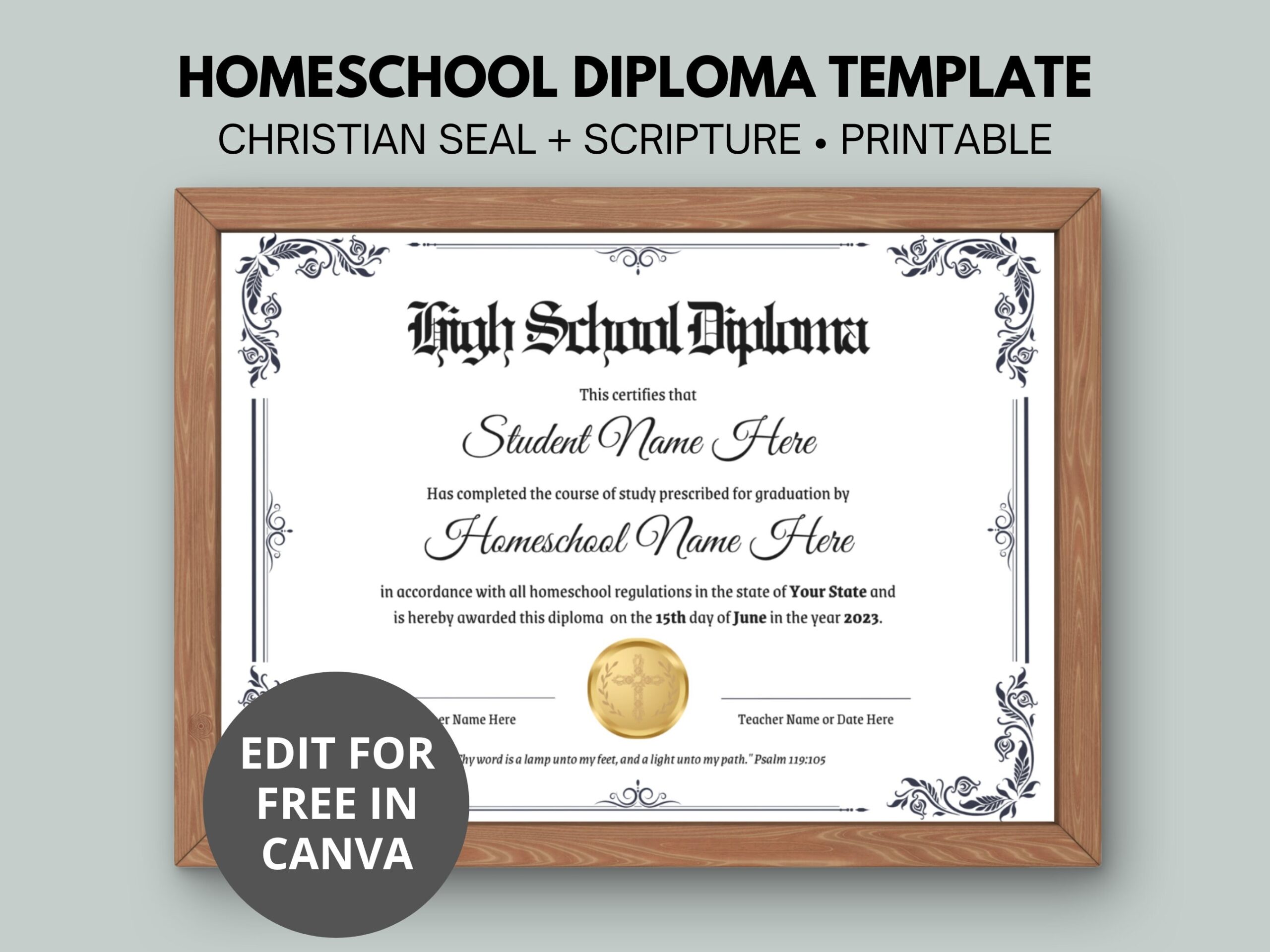 Florida Diploma Etsy