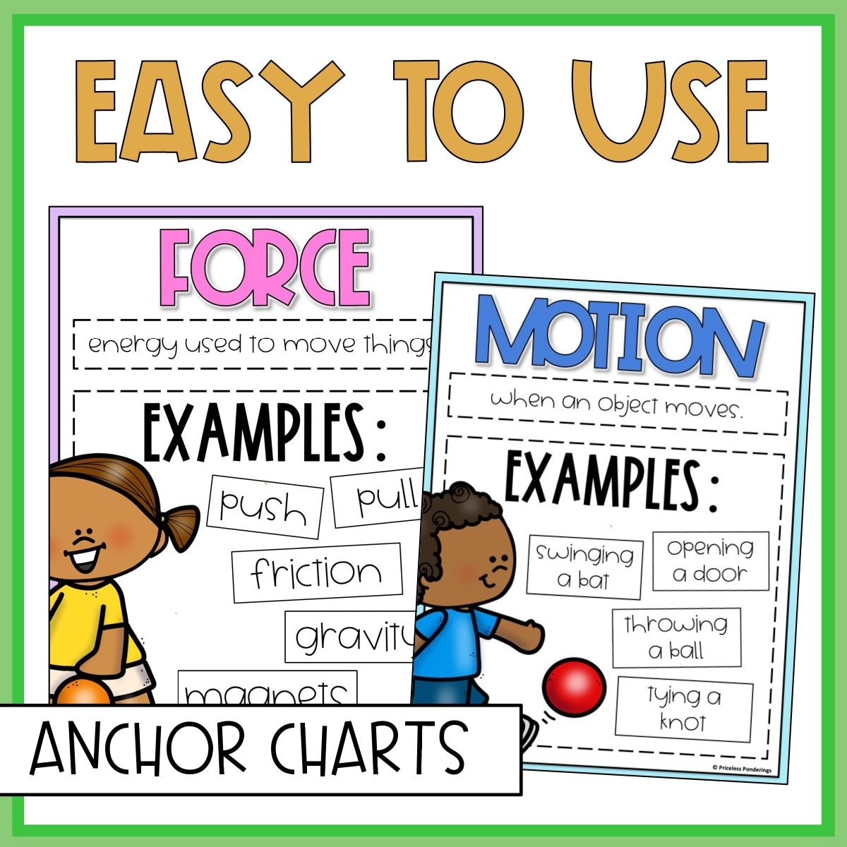 Force And Motion 2nd 3rd Grade Science Unit Plans Force And Motion Worksheets Priceless Ponderings