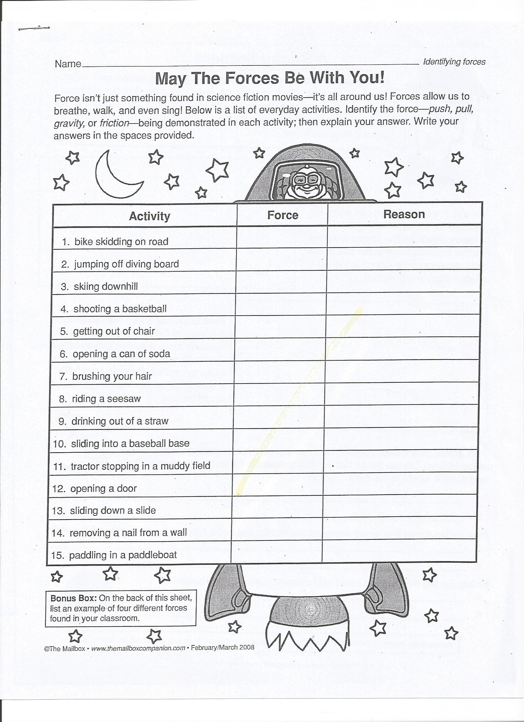Force And Motion Mrs Wells Class