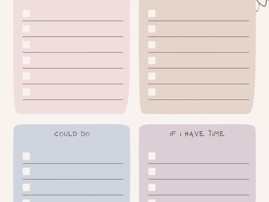 Free And Customizable To Do List Templates