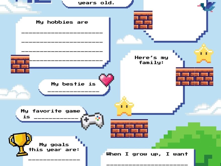 Free And Printable All About Me Worksheet Templates Canva