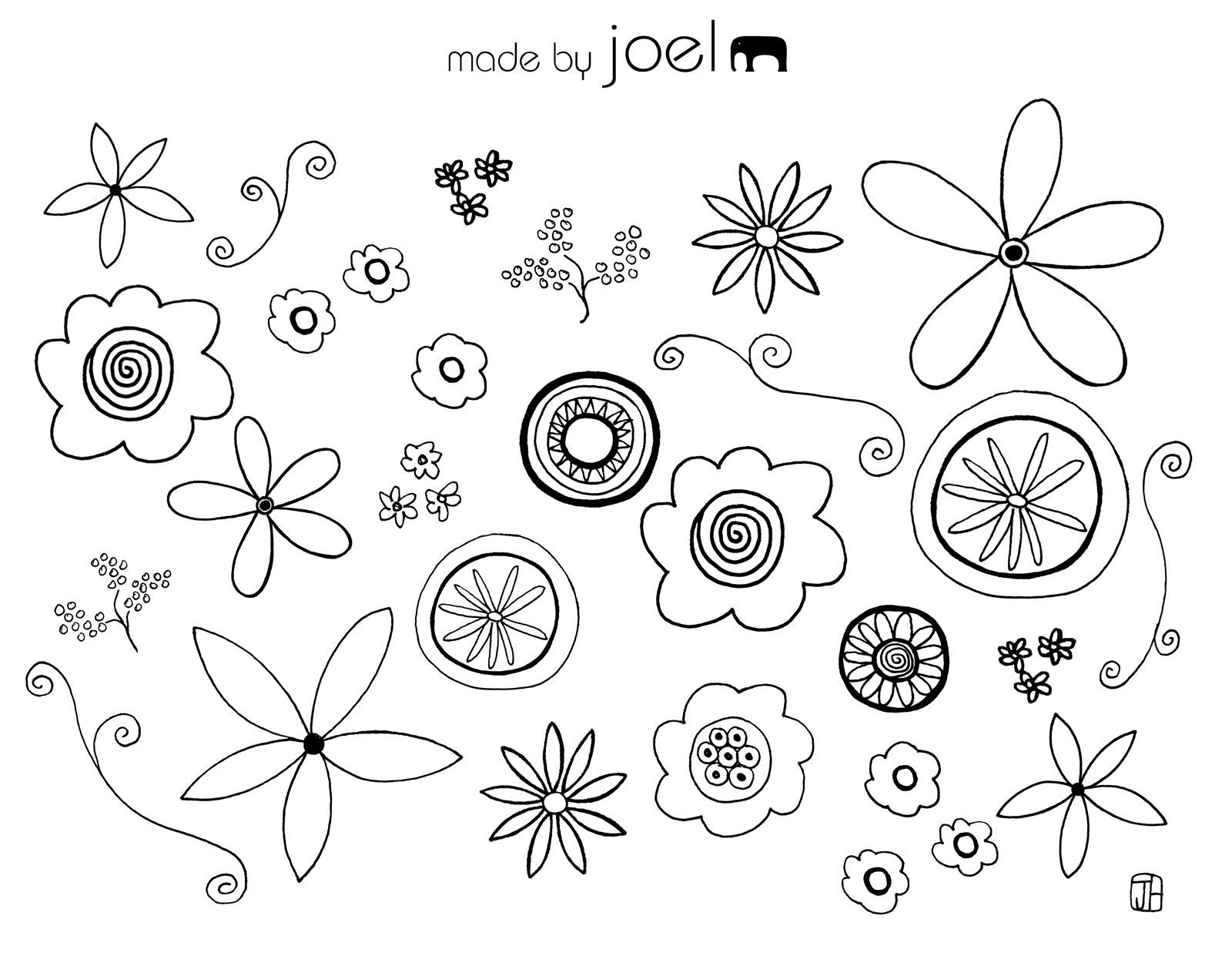 Free Coloring Sheets Made By Joel