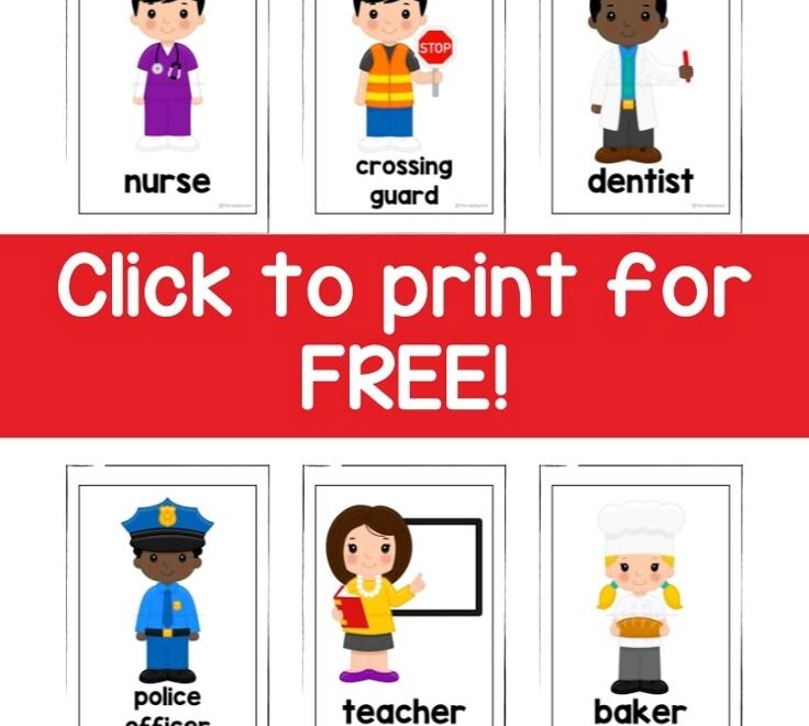 Free Community Helpers Flashcards PDF