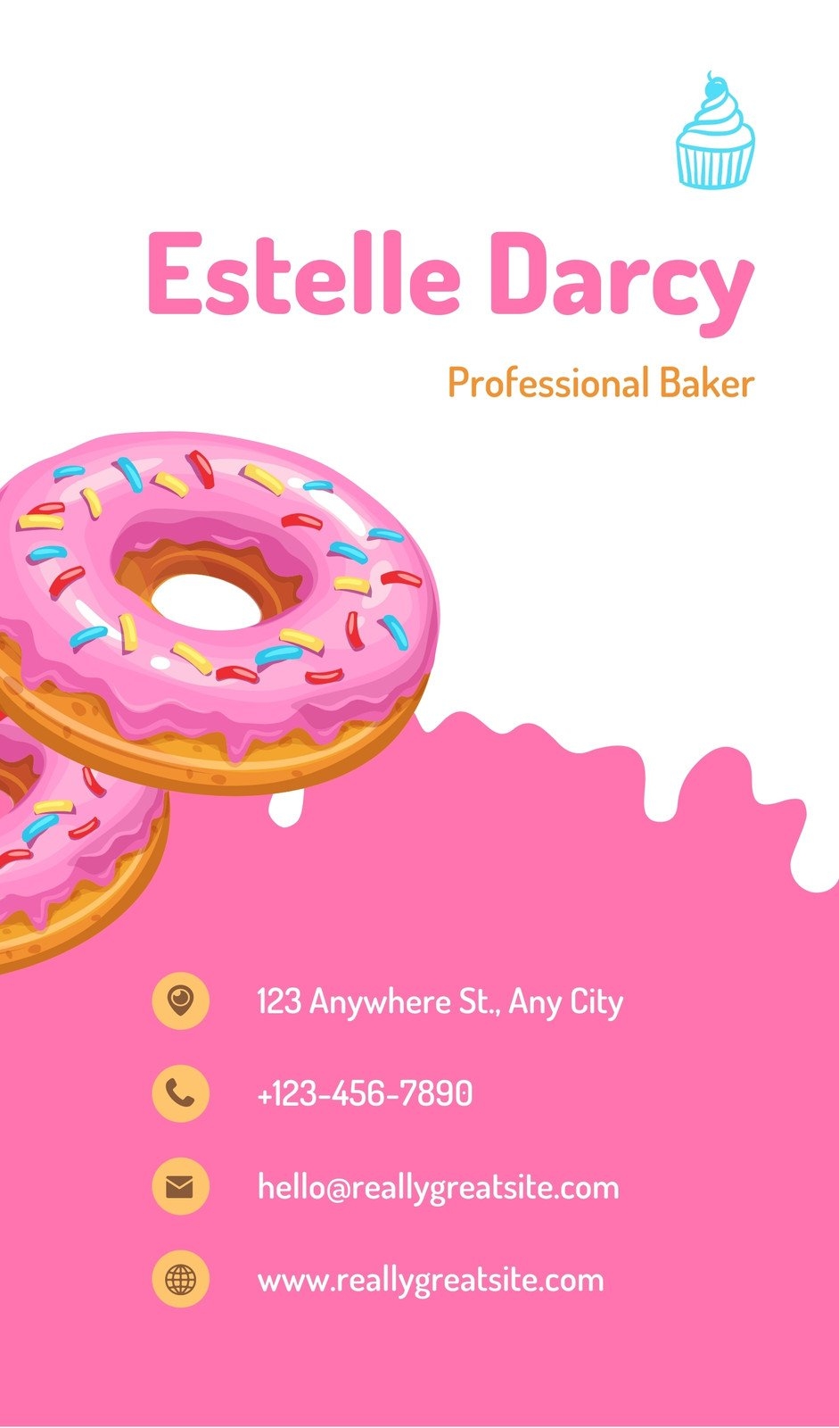Free Custom Printable Bakery Business Cards Canva