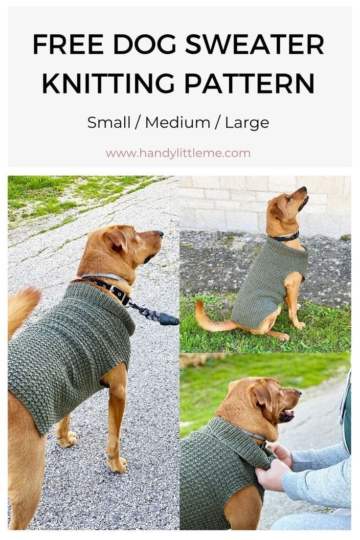 Printable Large Dog Coat Pattern
