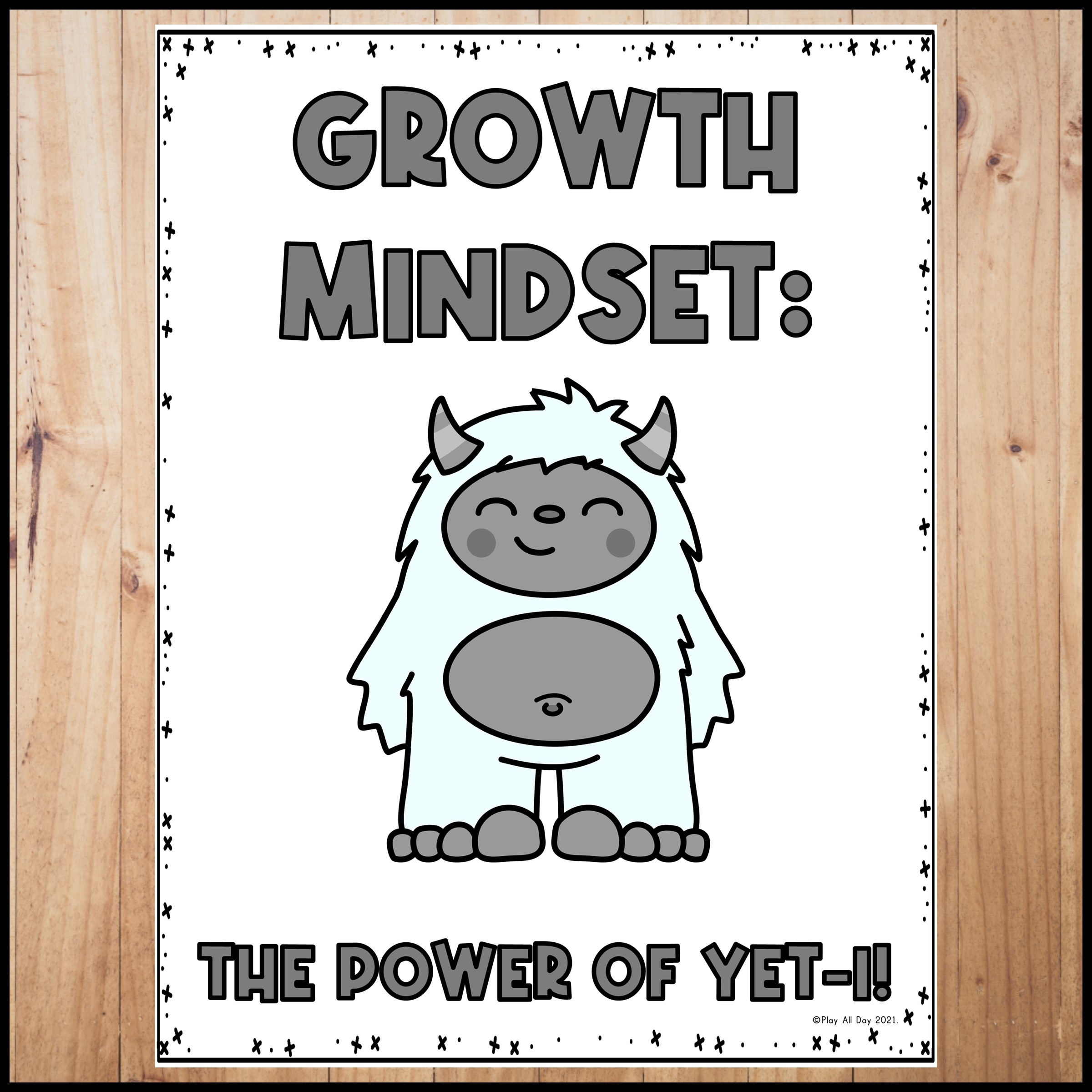 FREE Growth Mindset Posters The Power Of Yet i Made By Teachers