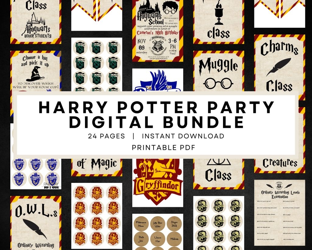 Free Harry Potter Party Invitation Party Like A Cherry