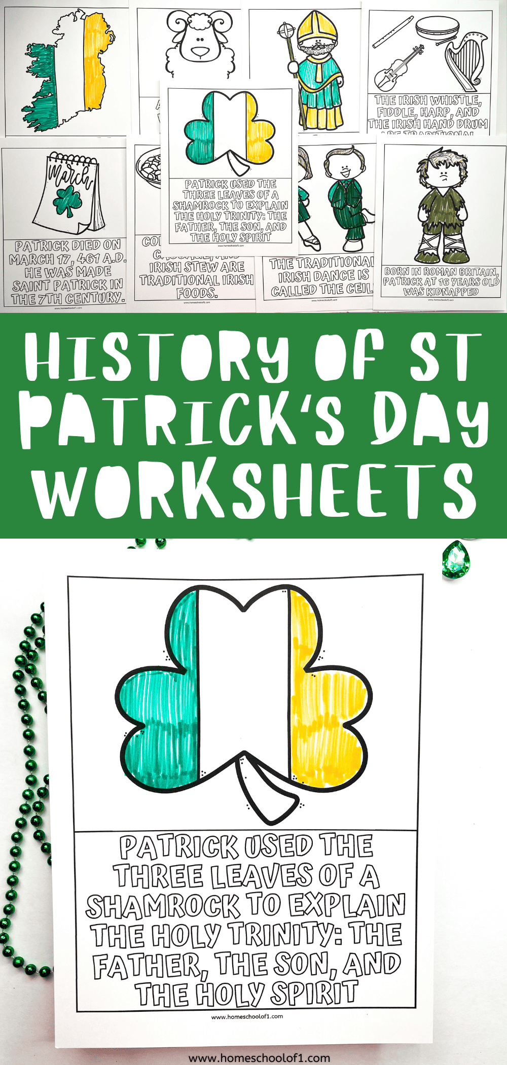 Free History Of St Patrick s Day Worksheet For Kids