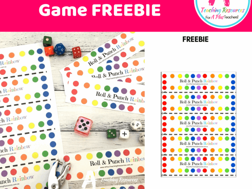 FREE Hole Punch Game Fine Motor Activity A Plus Teaching Resources