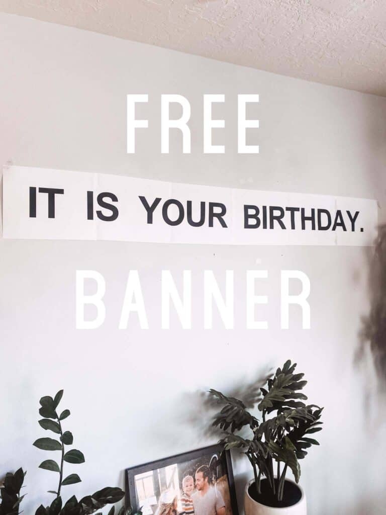 Free It Is Your Birthday Banner From The Office PRACTICAL PRETTY
