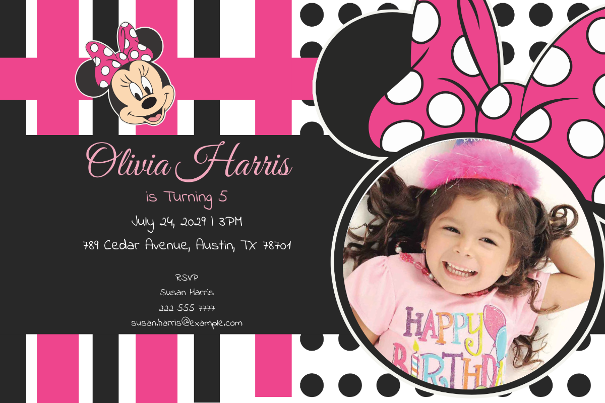 Free Minnie Mouse 1St Birthday Printables