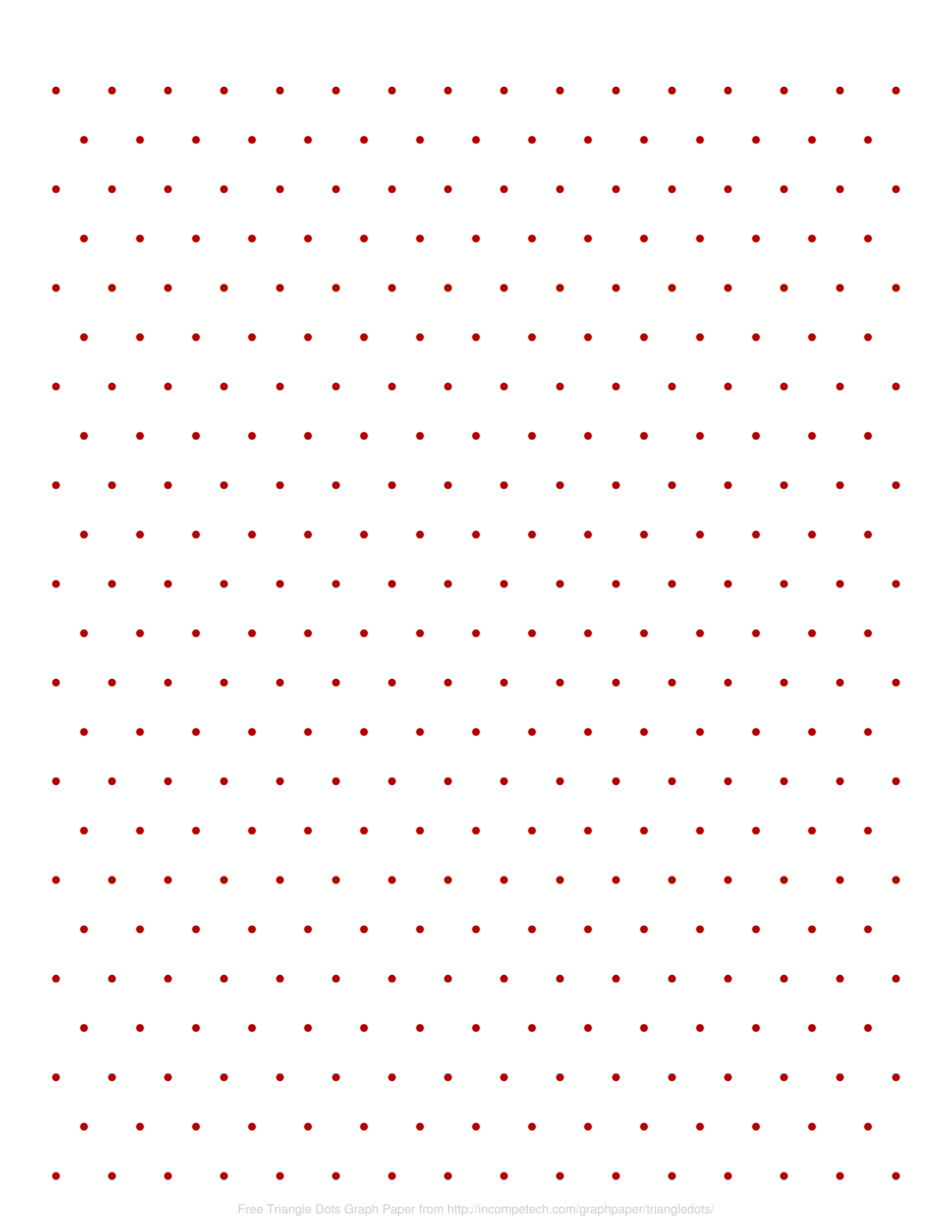 Free Online Graph Paper Triangle Dots