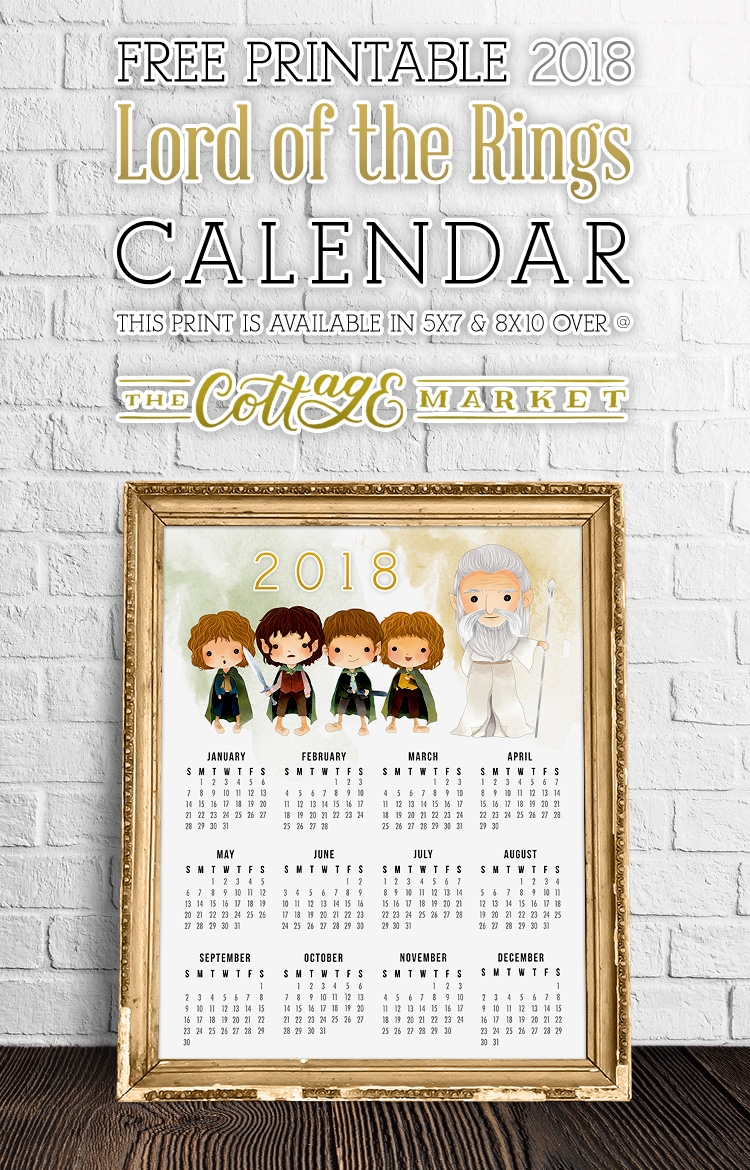 Lord Of The Rings Printables