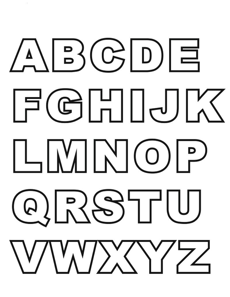 Free Printable Alphabet Coloring Pages For Toddlers