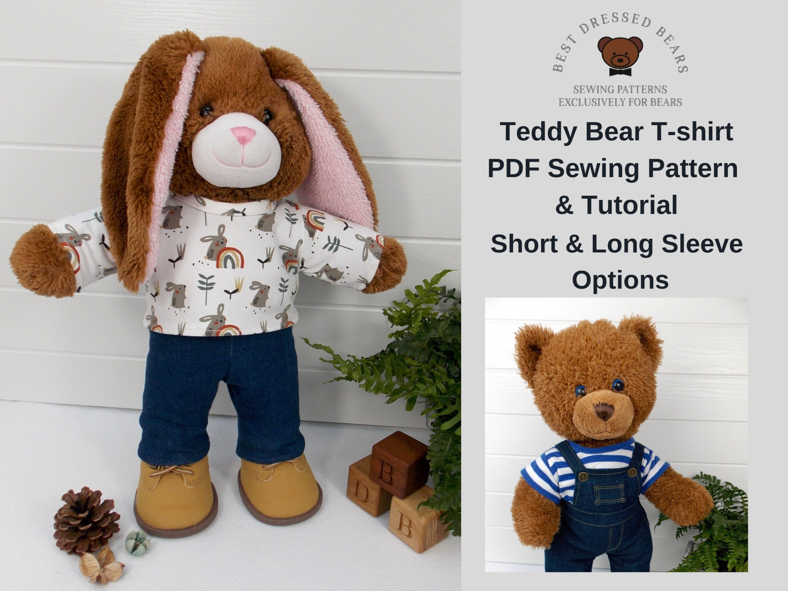 Free Printable Build A Bear Shirt Pattern