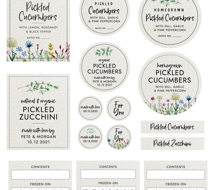 Free Printable Canning Labels Lia Griffith
