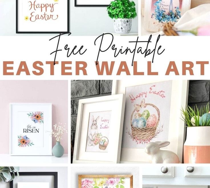 Free Printable Easter Wall Art 20 Gorgeous Prints