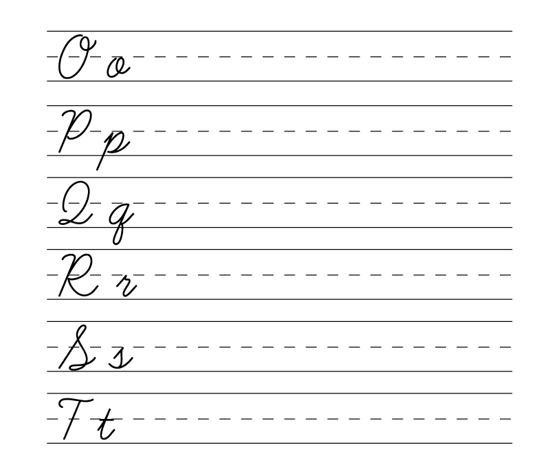 Free Printable Easy Cursive Writing Worksheet