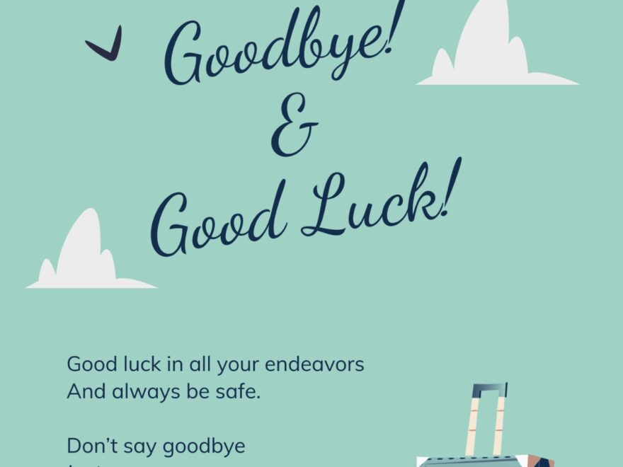Free Printable Farewell Card Template To Edit Online