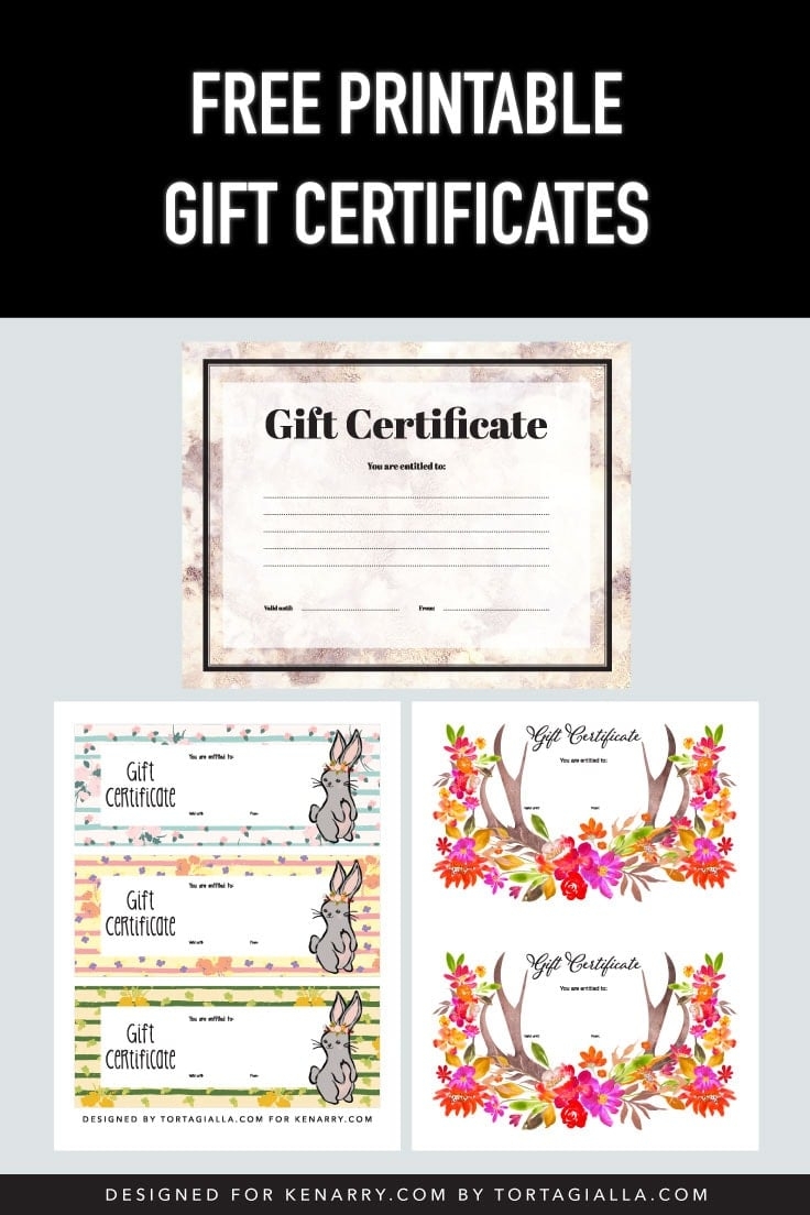 Free Printable Gift Card Templates