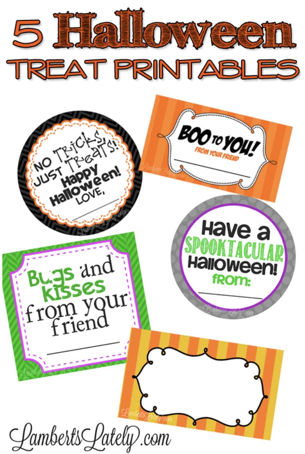 Free Printable Halloween Tags Lamberts Lately