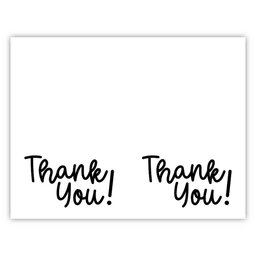 Printable Thank You Cards Free